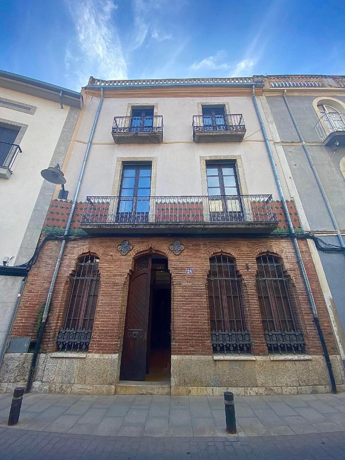 Apartmán Ca N'Arago, Edificio Modernista Del Arquitecto Rafael Maso Santa Coloma De Farners Exteriér fotografie